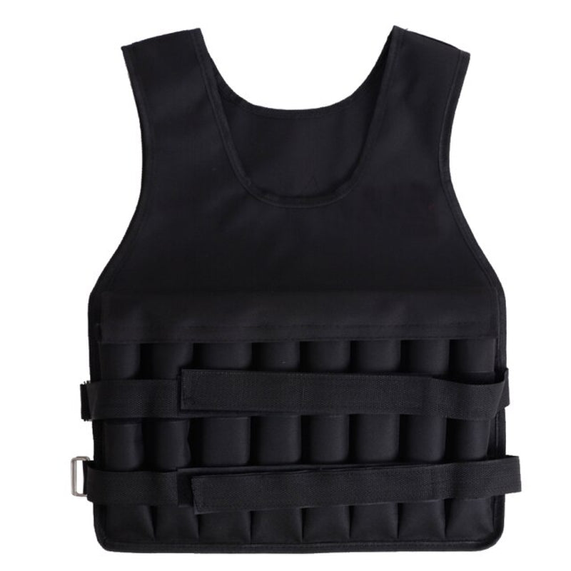 15Kg 20Kg 50Kg Loading Weighted Vest Adjustable Exercise Training Fitness Jacket Gym Workout Boxing Vest Sand Fitness Waistcoat