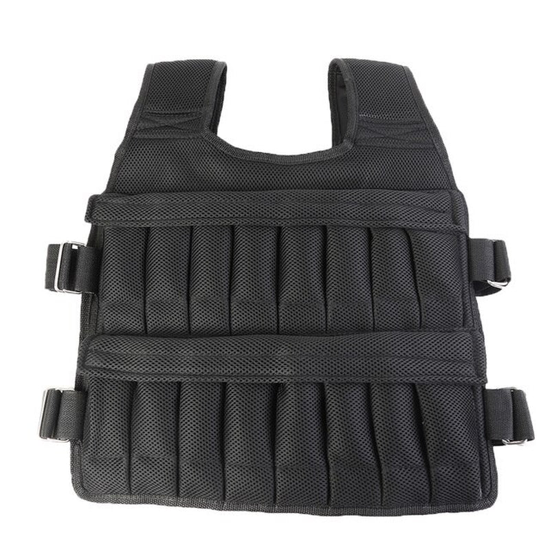 15Kg 20Kg 50Kg Loading Weighted Vest Adjustable Exercise Training Fitness Jacket Gym Workout Boxing Vest Sand Fitness Waistcoat
