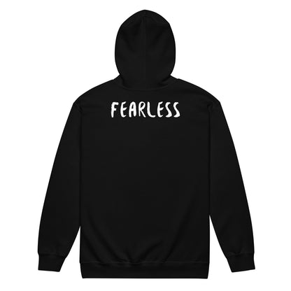 "Fearless" Unisex heavy blend zip hoodie