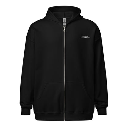 Grind Hard Unisex zip-up Hoodie