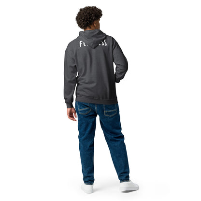 "Fearless" Unisex heavy blend zip hoodie